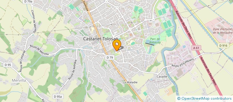 localisation de l'entreprise NORDICWALK FORME ET PLEIN AIR à CASTANET-TOLOSAN
