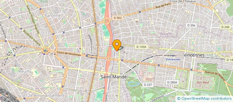 localisation de l'entreprise NORDIMMO à SAINT-MANDE