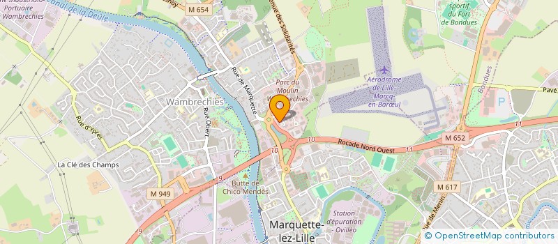 localisation de l'entreprise NORDLUX FRANCE  WAMBRECHIES