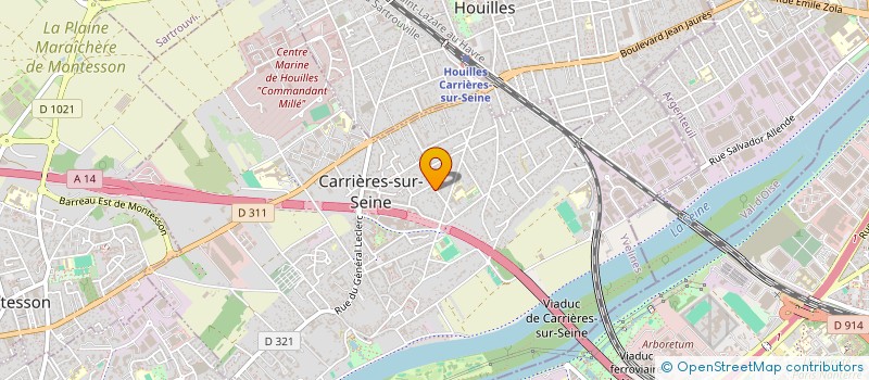 localisation de l'entreprise NORDLYS  CARRIERES-SUR-SEINE