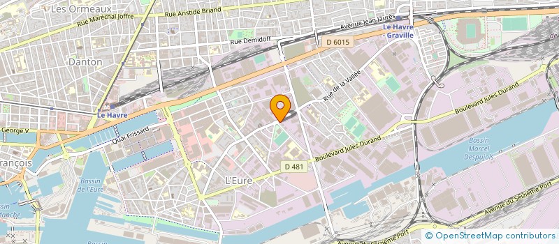 localisation de l'entreprise NORDMACOM à LE HAVRE