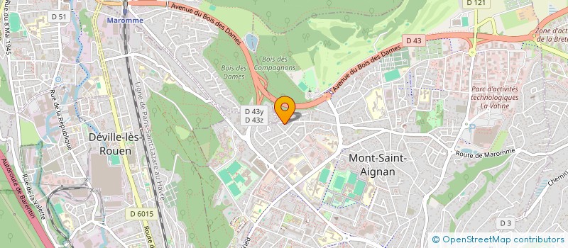 localisation de l'entreprise NORDMAN INGENIERIE à MONT-SAINT-AIGNAN