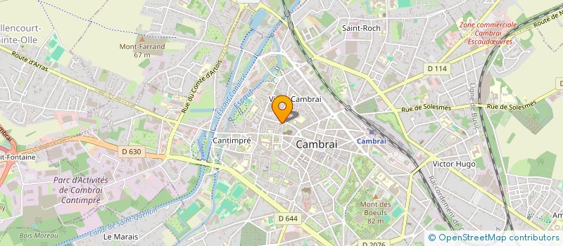 localisation de l'entreprise NORDMAND  CAMBRAI