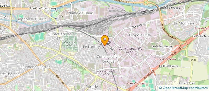 localisation de l'entreprise NORDMETAL à RENNES