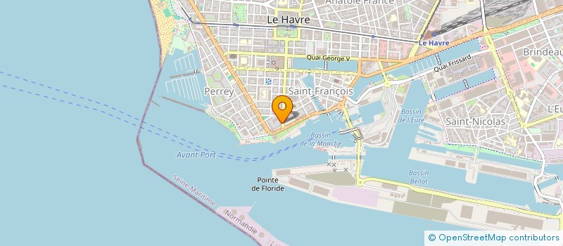 localisation de l'entreprise NORDOM à LE HAVRE