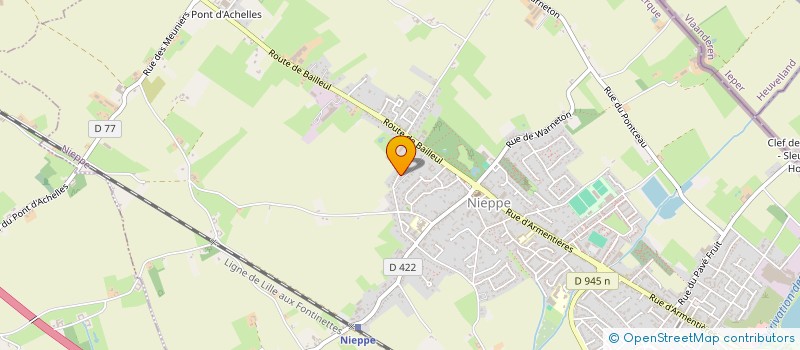 localisation de l'entreprise NORDOMICILE  NIEPPE