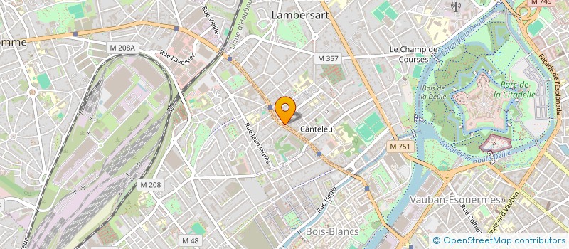 localisation de l'entreprise NORDRISOFT à LAMBERSART