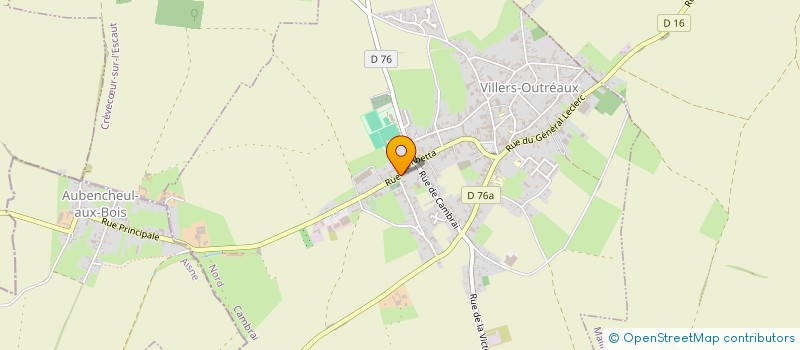 localisation de l'entreprise NORDSTAND à VILLERS-OUTREAUX