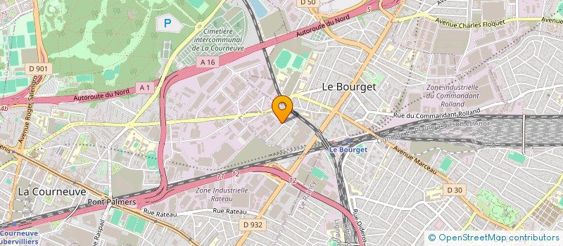 localisation de l'entreprise NORDTHERM à LE BOURGET