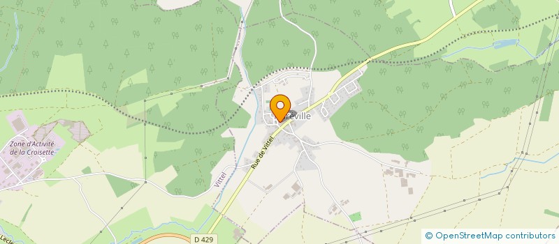 localisation de l'entreprise NORDVOSGES  HAREVILLE