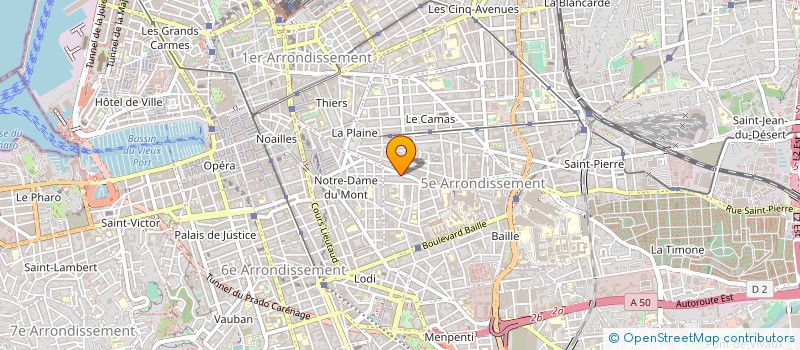 localisation de l'entreprise NORDWAY GARAGE à MARSEILLE