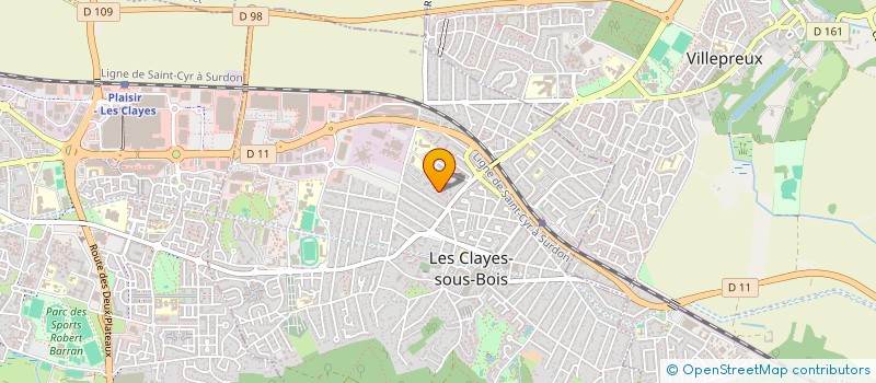 localisation de l'entreprise NORDZOOM à LES CLAYES-SOUS-BOIS