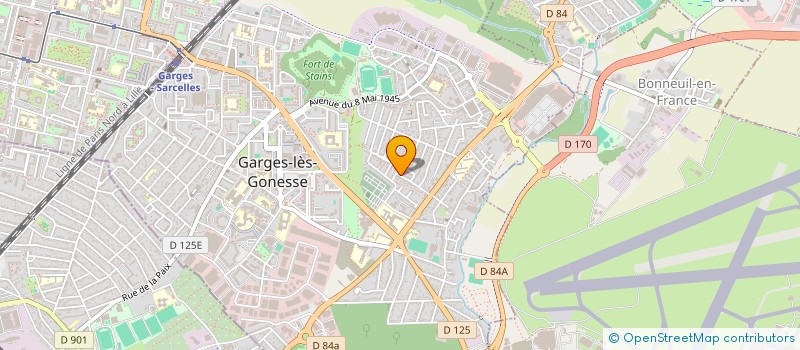 localisation de l'entreprise NORE AUXILIAIRE ENTREPRISES à GARGES-LES-GONESSE
