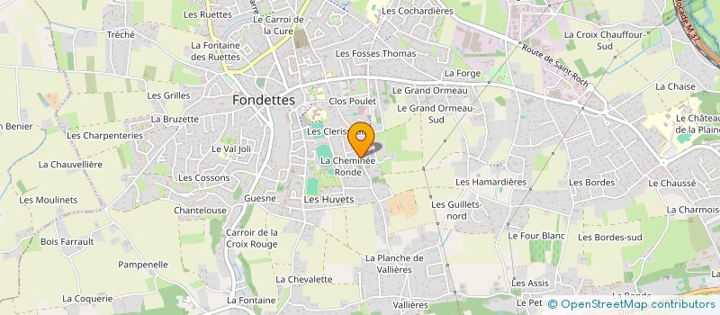 localisation de l'entreprise NORE-FAMILY à FONDETTES
