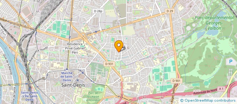 localisation de l'entreprise NORE IMMOBILIER à SAINT-DENIS