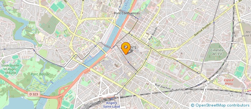 localisation de l'entreprise NOREA à ANGERS