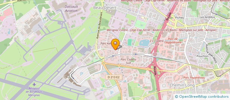 localisation de l'entreprise NOREALP AQUITAINE à MERIGNAC