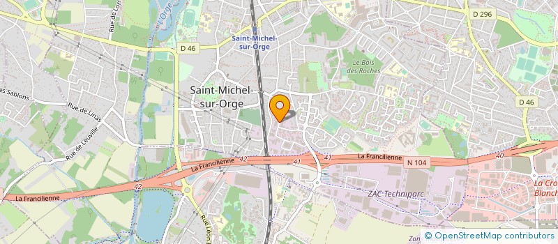 localisation de l'entreprise NOREDIAM à SAINT-MICHEL-SUR-ORGE