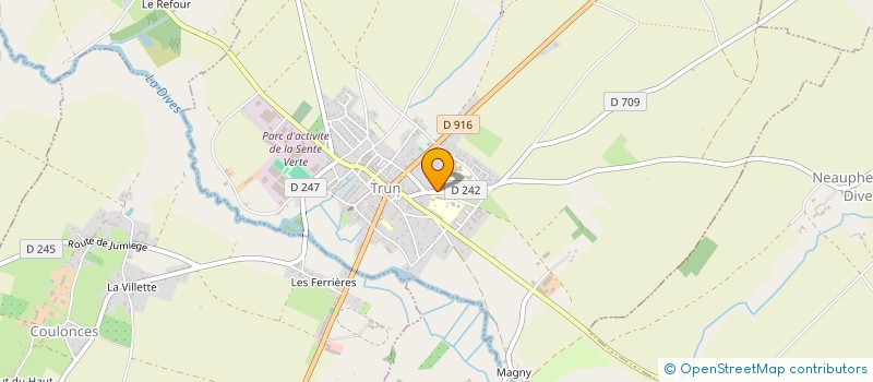 localisation de l'entreprise NOREHC à GOUFFERN EN AUGE