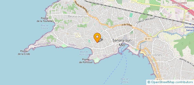 localisation de l'entreprise NOREIVAR à SANARY-SUR-MER