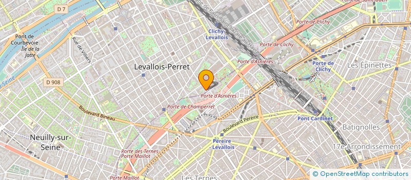 localisation de l'entreprise NORELEV INGENIERIE à LEVALLOIS-PERRET