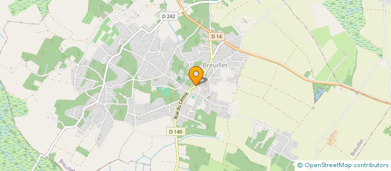 localisation de l'entreprise NORELI à BREUILLET