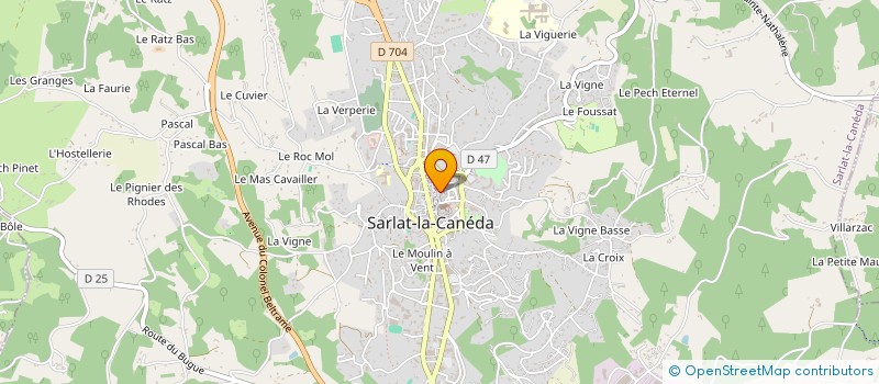 localisation de l'entreprise NORELI à SARLAT-LA-CANEDA