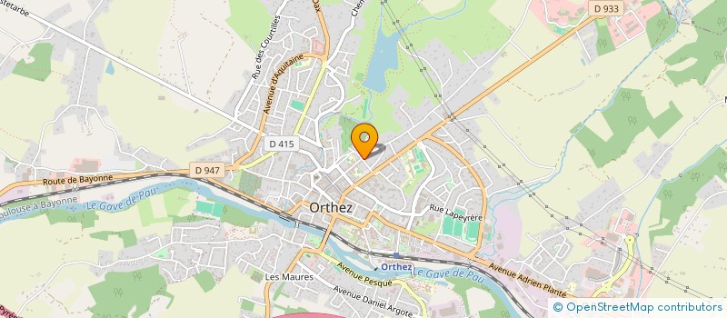 localisation de l'entreprise NOREM IMMOBILIER  ORTHEZ