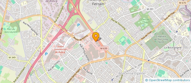 localisation de l'entreprise NOREQUIP SA à NEUVILLE-EN-FERRAIN