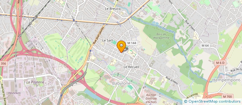 localisation de l'entreprise NOREST  VILLENEUVE-D'ASCQ