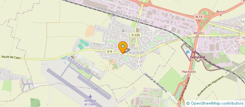 localisation de l'entreprise NORESTA à CAEN