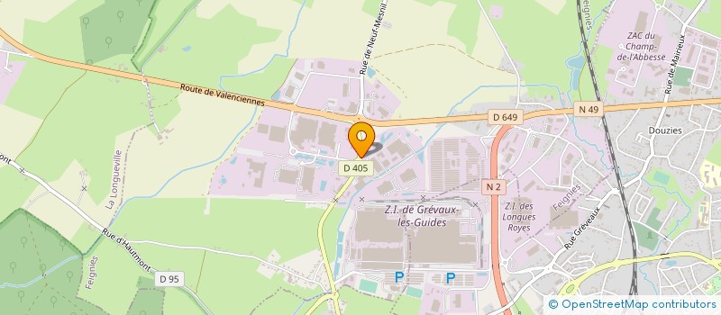 localisation de l'entreprise NORETUD INDUSTRIES SAS à FEIGNIES
