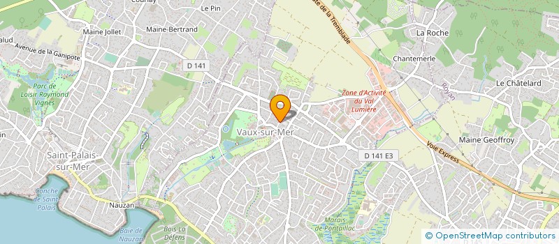 localisation de l'entreprise NOREV  VAUX-SUR-MER