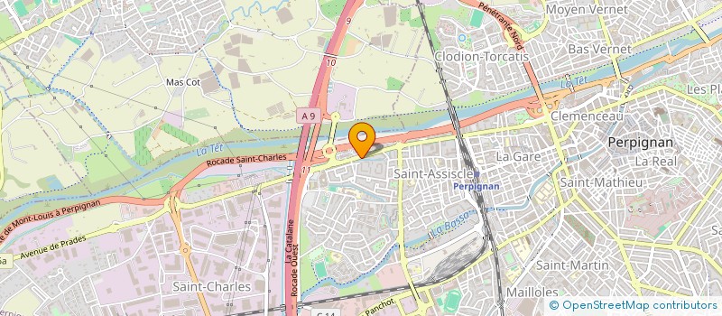 localisation de l'entreprise NOREV  PERPIGNAN