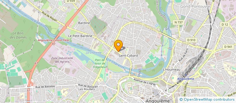 localisation de l'entreprise NOREVENTS à ANGOULEME