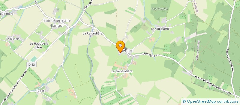 localisation de l'entreprise NOREX à FALAISE