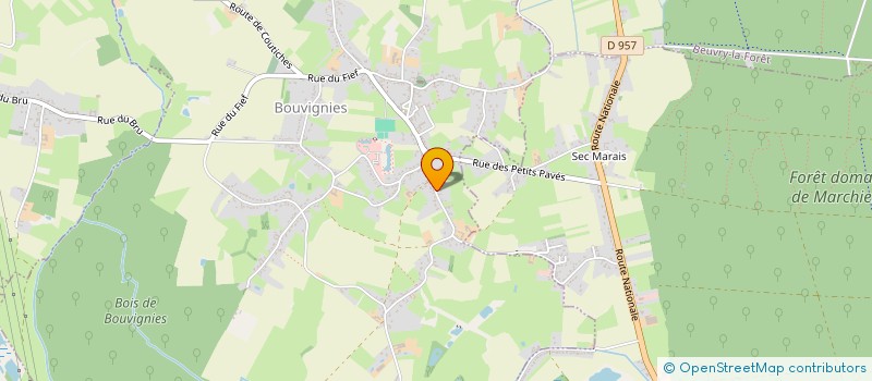 localisation de l'entreprise NOREX DIFFUSION à BOUVIGNIES