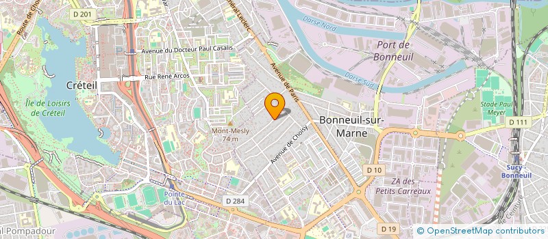 localisation de l'entreprise NOREZ à BONNEUIL-SUR-MARNE
