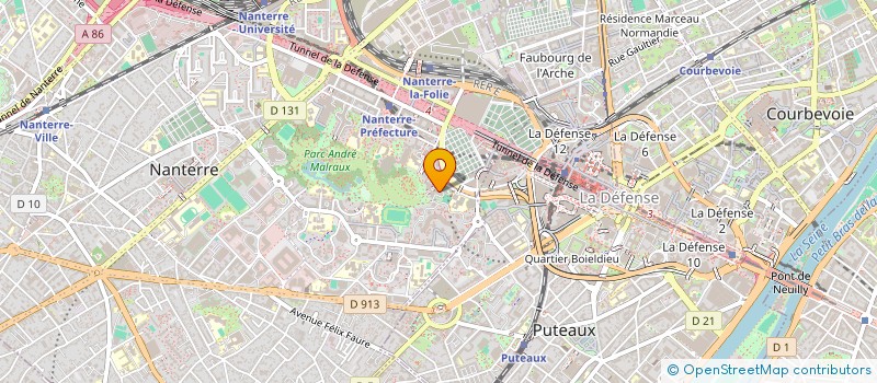 localisation de l'entreprise NORFA  NANTERRE