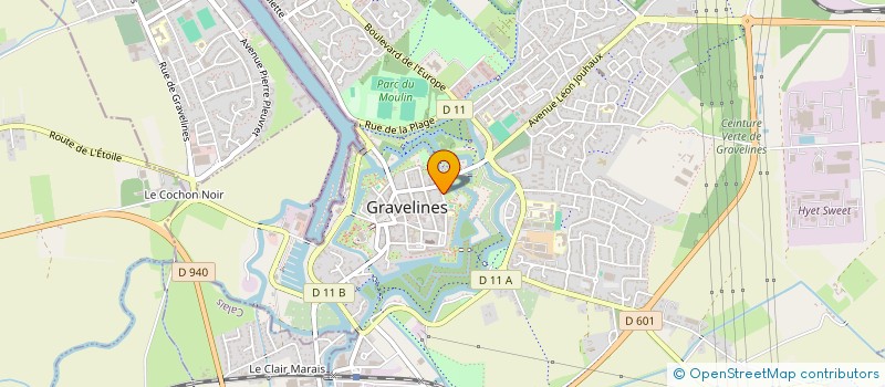 localisation de l'entreprise NORFATEX à GRAVELINES