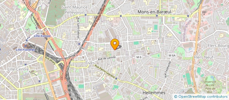 localisation de l'entreprise NORFI INVEST à LILLE