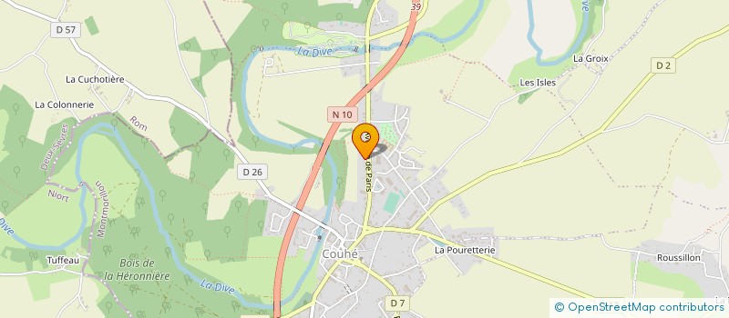 localisation de l'entreprise NORGA à VALENCE-EN-POITOU