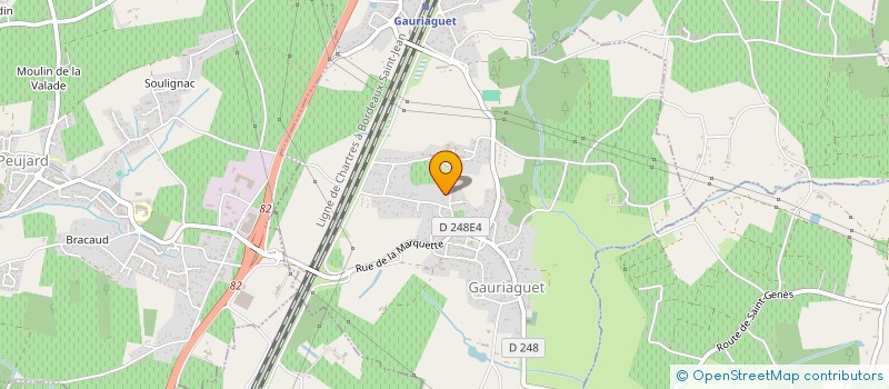 localisation de l'entreprise NORGE CONSEIL  GAURIAGUET