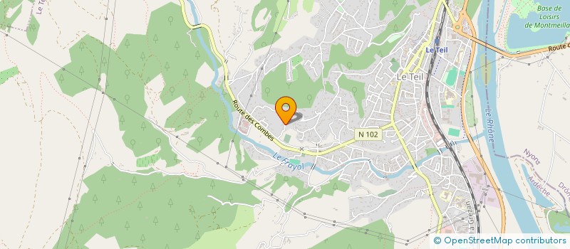 localisation de l'entreprise NORGEL  LE TEIL