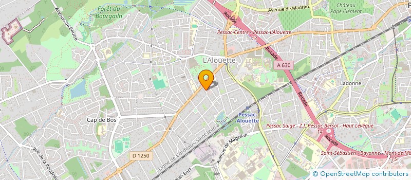 localisation de l'entreprise NORGLOP à PESSAC