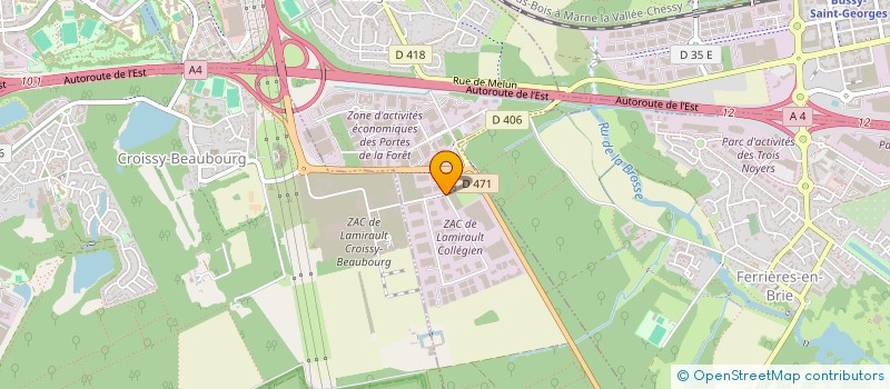 localisation de l'entreprise NORGREN à COLLEGIEN