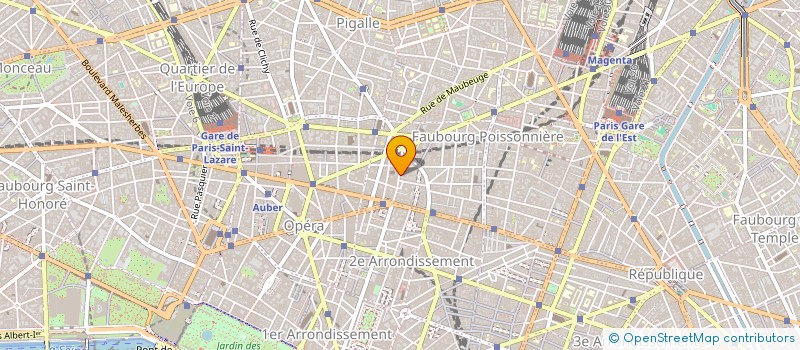 localisation de l'entreprise NORGUET DE CARCARADEC JOMBART  PARIS