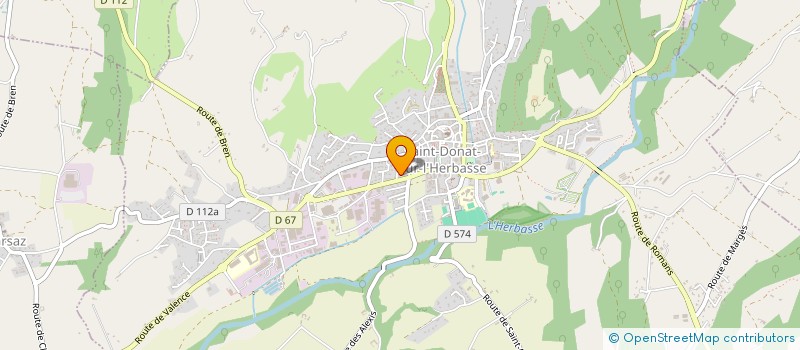 localisation de l'entreprise NORHAM à SAINT DONAT SUR L'HERBASSE