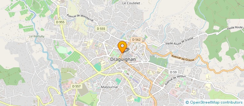 localisation de l'entreprise NORHELI  DRAGUIGNAN