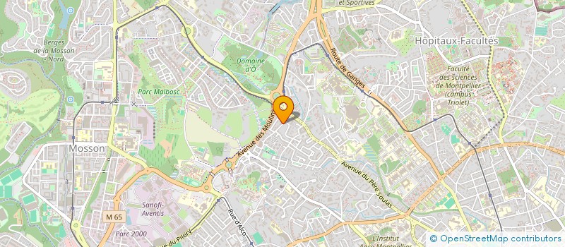 localisation de l'entreprise NORIA à MONTPELLIER